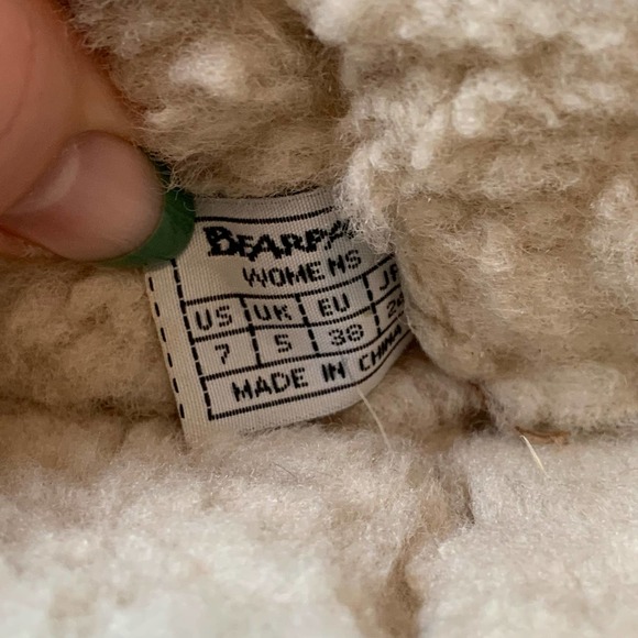 Bearpaw Womens Emma Short Suede Boots Size 7 Tan/Brown Sheepskin Wool - Picture 4 of 16